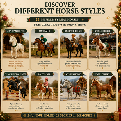 🐴 Christmas Horse Advent Calendar--24 Days of Horse Friends & Holiday Memories 🎄