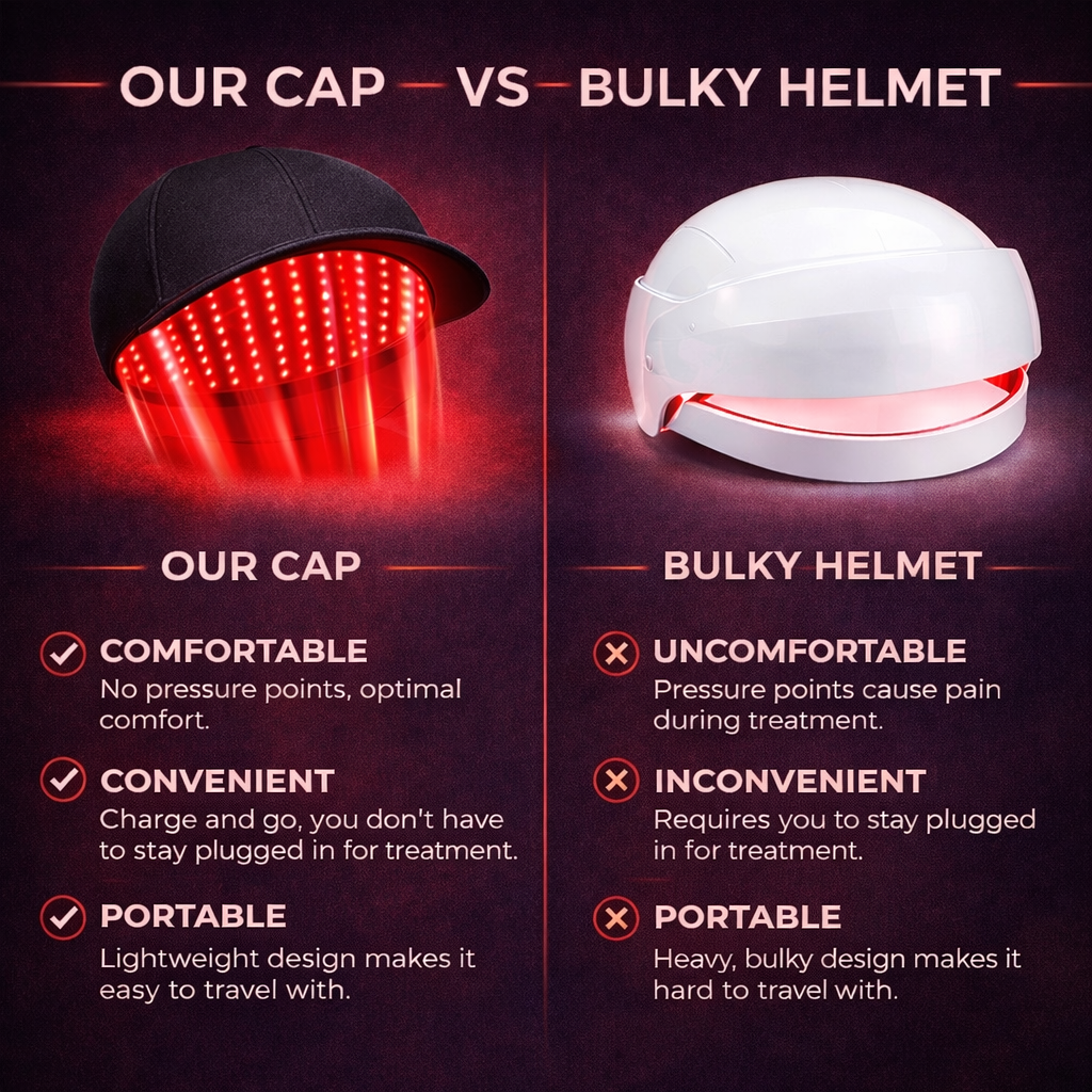 🔥Last Day:63% off 🔥 Red Light Therapy Regrowth Cap