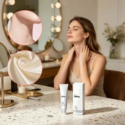 🚨 SAY GOODBYE TO "TURKEY NECK" FOREVER! 🦃 Advanced Collagen V-Roller Neck Cream — Now 60% OFF!