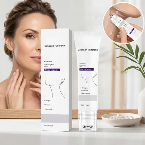 🚨 SAY GOODBYE TO "TURKEY NECK" FOREVER! 🦃 Advanced Collagen V-Roller Neck Cream — Now 60% OFF!