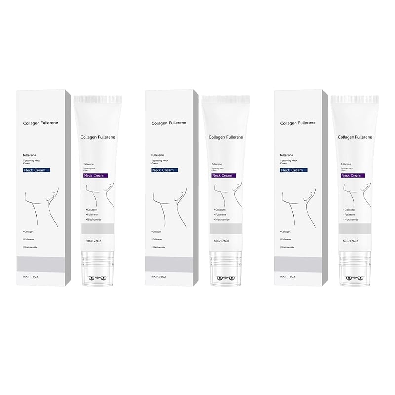 🚨 SAY GOODBYE TO "TURKEY NECK" FOREVER! 🦃 Advanced Collagen V-Roller Neck Cream — Now 60% OFF!
