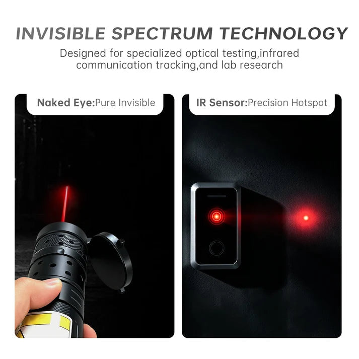 💥 ⚡2026 New Design 120W 900-1100NM Powerful IR Laser Pointer