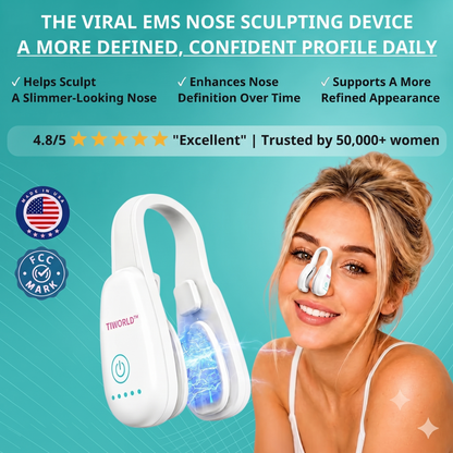 Microcurrent Nose Contouring Device - The Viral 15-Minute Nose Sculpting Ritual.
