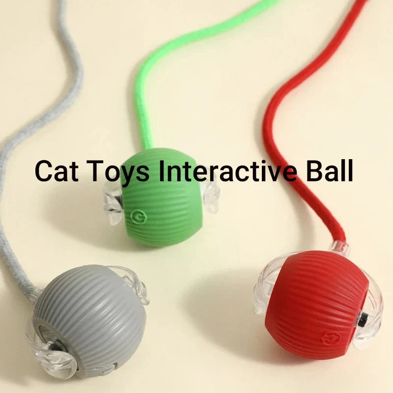 Automatic Interactive Cat Ball Toy – Rechargeable Smart Play