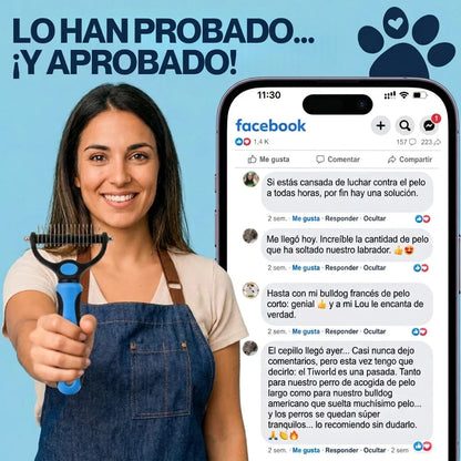 Tiworld™ - Retira el pelo muerto sin tirones