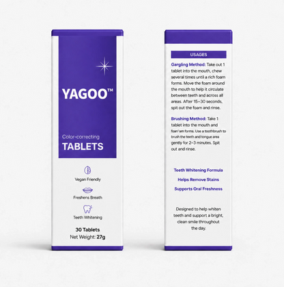 YAGOO™ Teeth Whitening Tablets - Get a Hollywood Smile in 7 Days