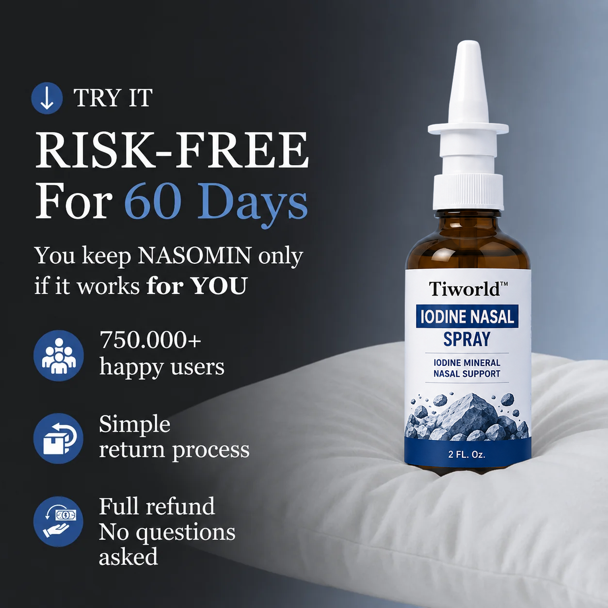 Nasal Spray – Limited Time 50% OFF | ✅ 180‑Day Money Back Guarantee